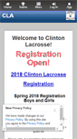 Mobile Screenshot of clintonlacrosse.org